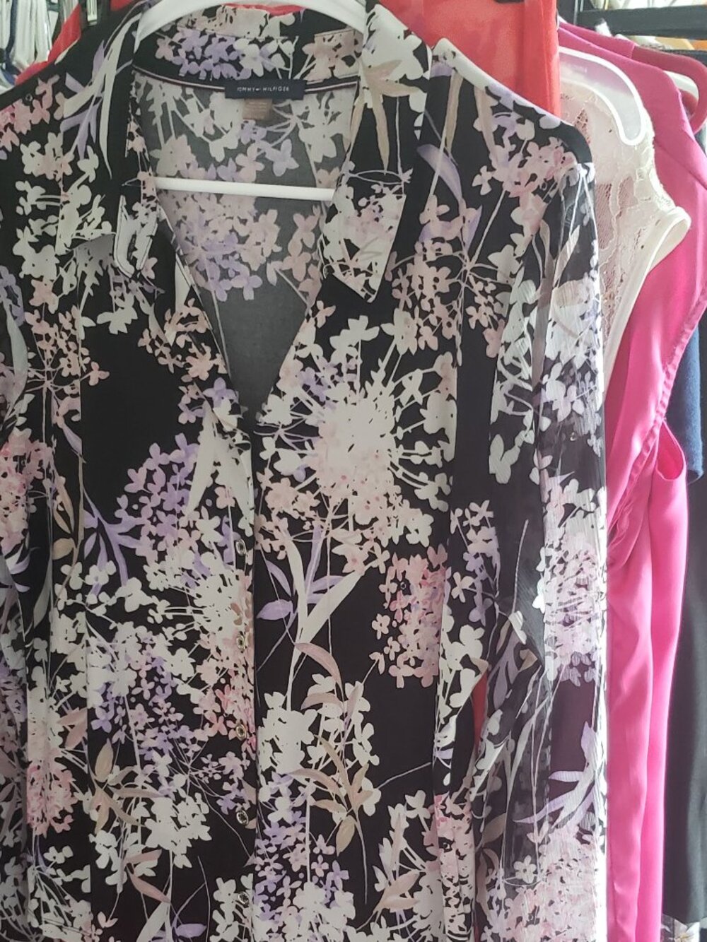 Tommy Hilfiger long sleeve floral Blouse